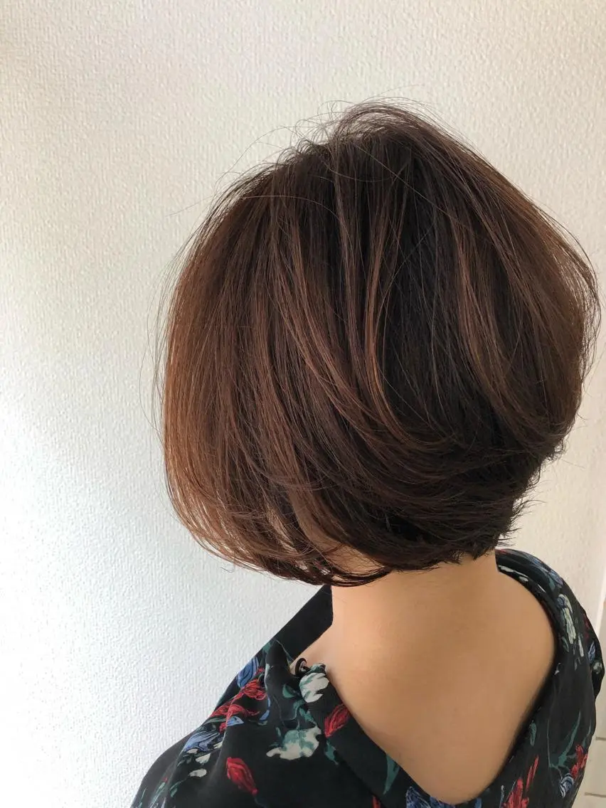 ショート カラー カット トリートメント 橋本 敬介のヘアスタイル