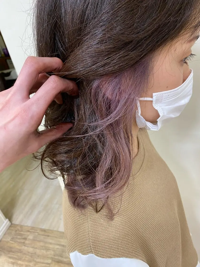 カラー SALOWIN栄 高須大貴のヘアスタイル