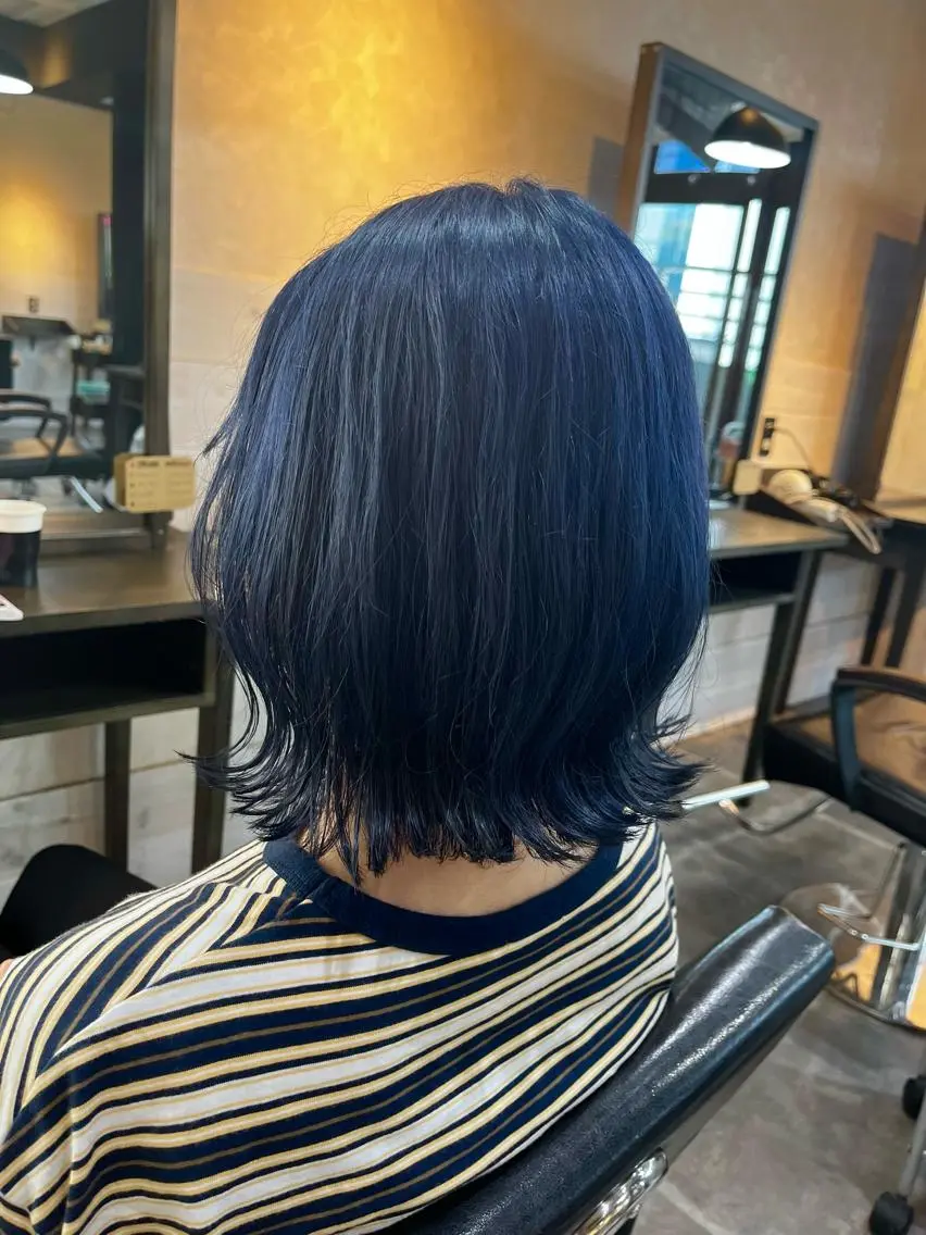 ミディアム カラー 柳田 綾香のヘアスタイル