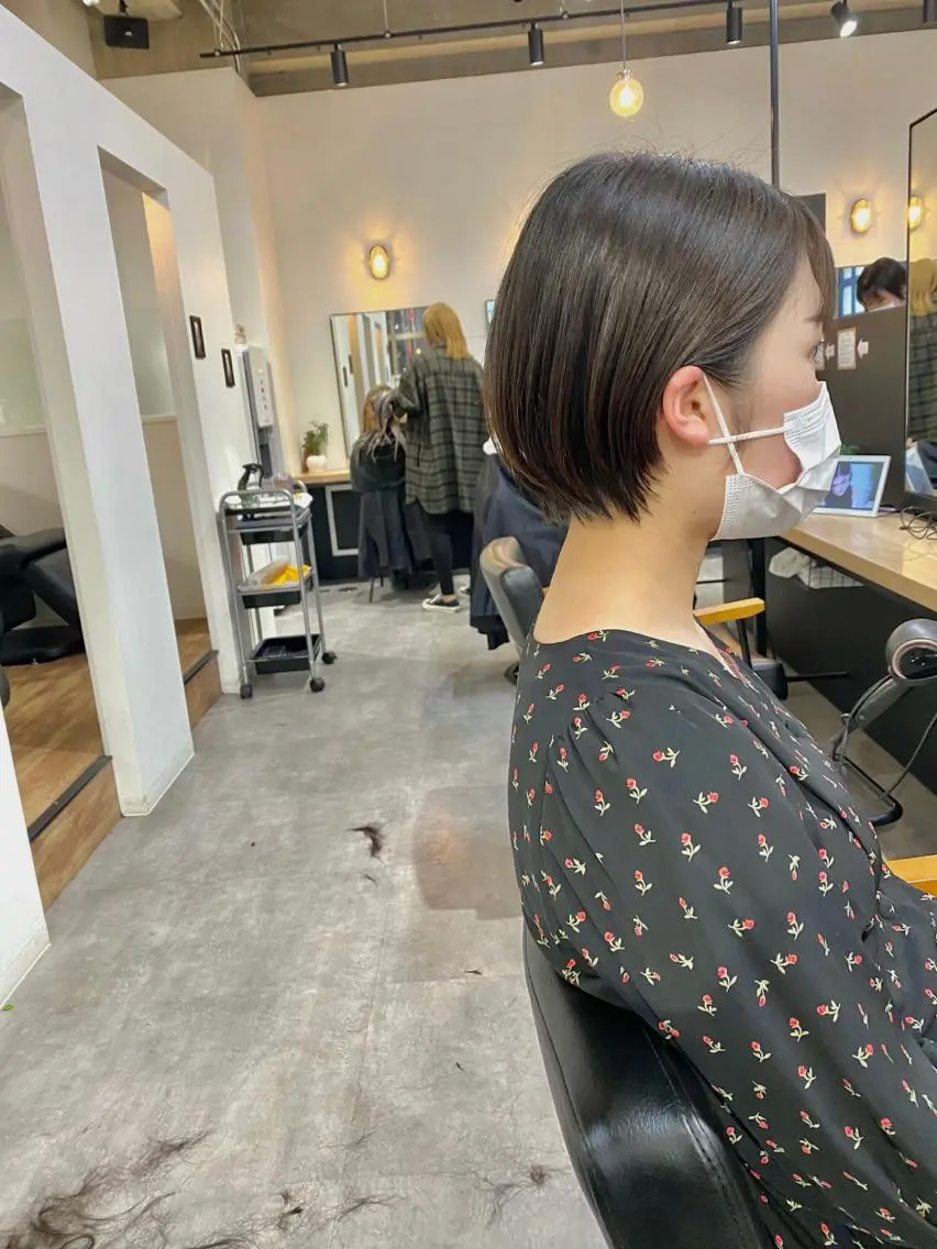 ショート ショートヘア カット ヘアカラー トリートメント 🍃ボブ&ショート 特化🍃髪質改善🍃のヘアスタイル