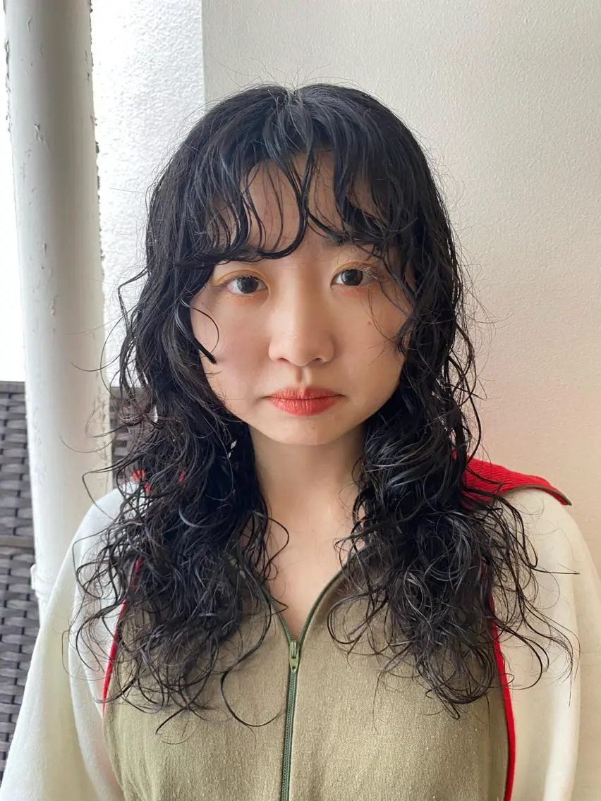 ロング パーマ ニュアンスパーマ 🌸透明感艶 カラー🌸Yuukiのヘアスタイル
