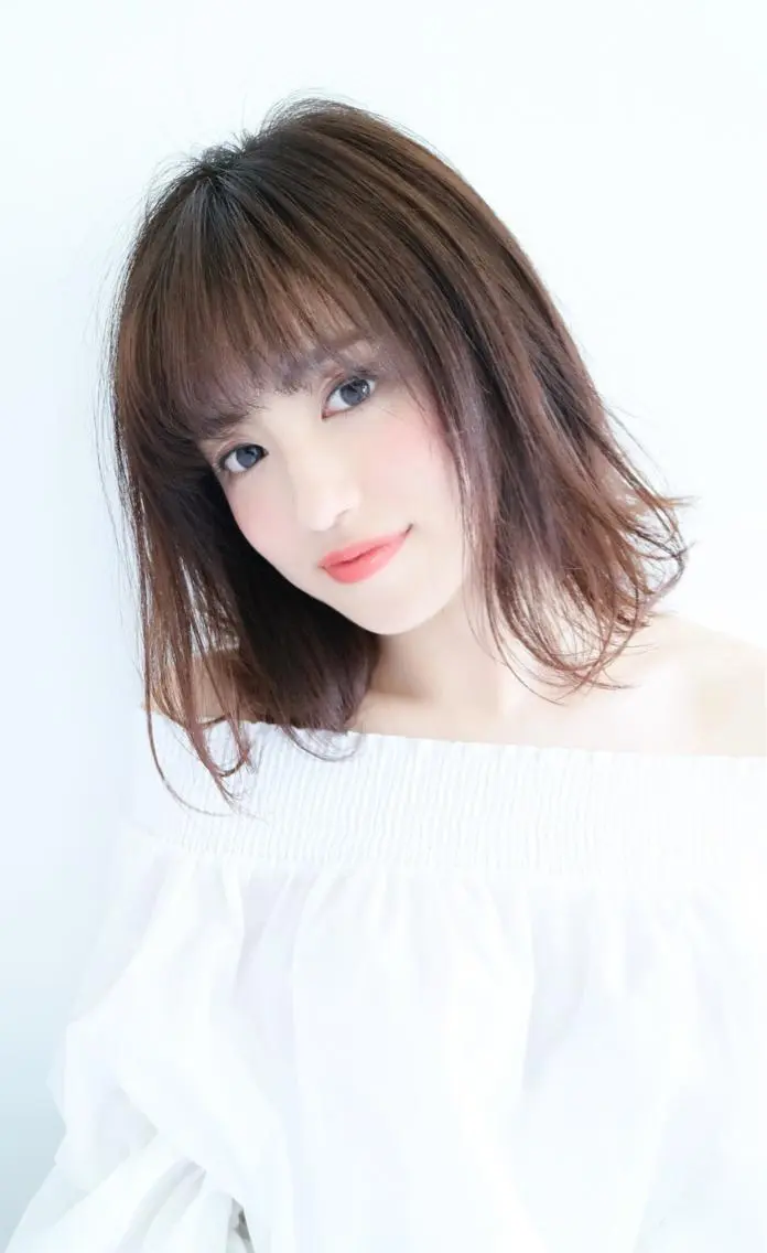 ミディアム カラー ヘアアレンジ 似合わせhair🔸 アサダ タカコ🔸のヘアスタイル