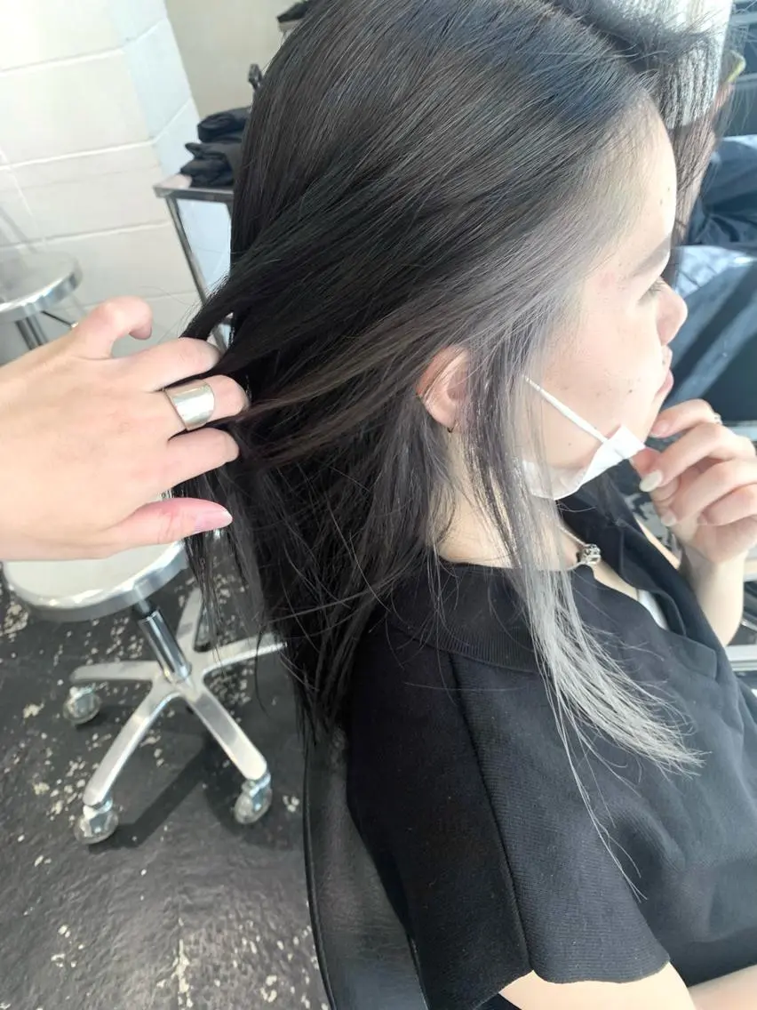 セミロング カラー ヘアアレンジ HARU//原宿🤍 リピート率NO.1のヘアスタイル