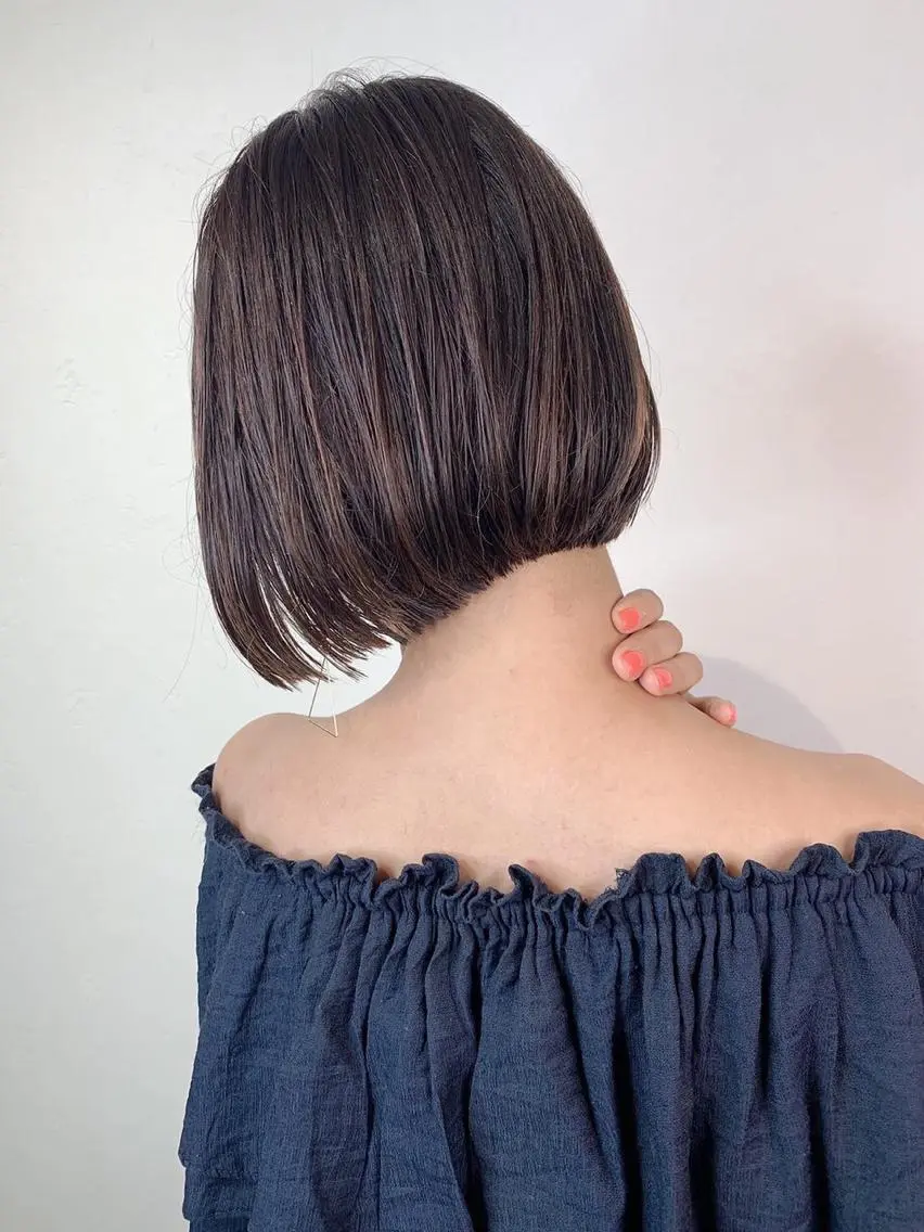 ショート カット 縮毛矯正 _WHITE 高槻のヘアスタイル
