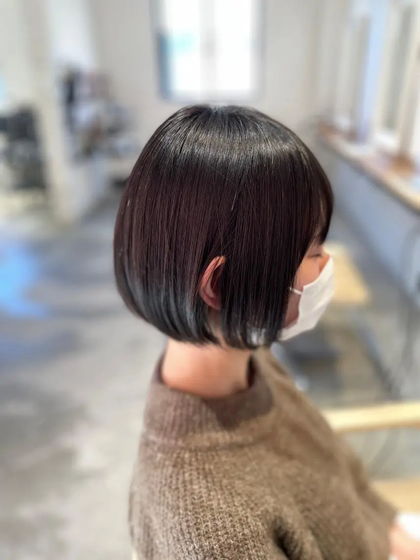 ショート ショートボブ ボブ くせ毛 髪質改善 ショートヘア 髪質改善専門 YOSHIのヘアスタイル