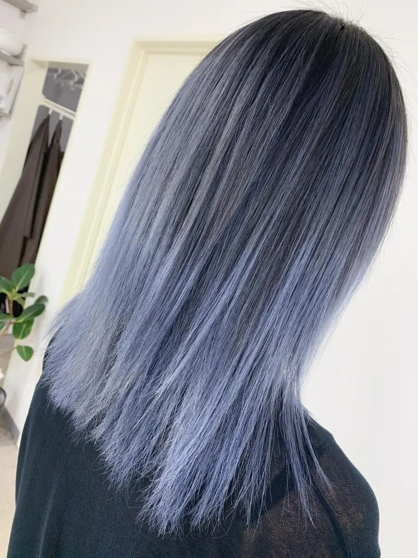 セミロング ヘアカラー トリートメント 🥇近藤 恭輔🥇 Recharme新保のヘアスタイル