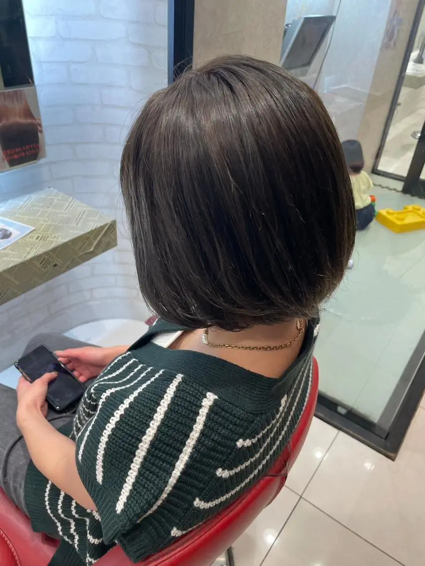 カラー ヘアカラー トリートメント EARTH 山﨑龍馬のヘアスタイル