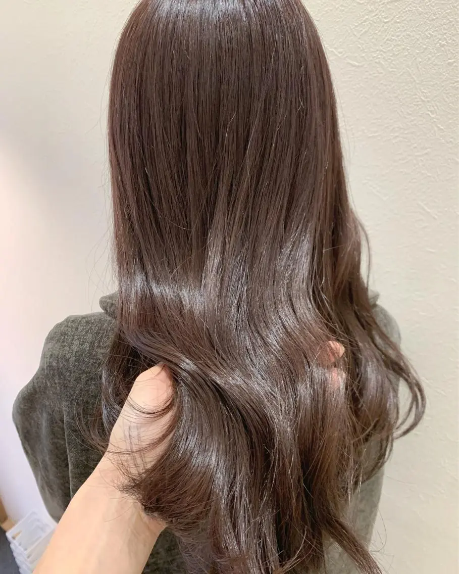 ロング カラー ベージュカラー ラベンダーカラー ラベンダーベージュ hubhair レイヤー/透明感のヘアスタイル