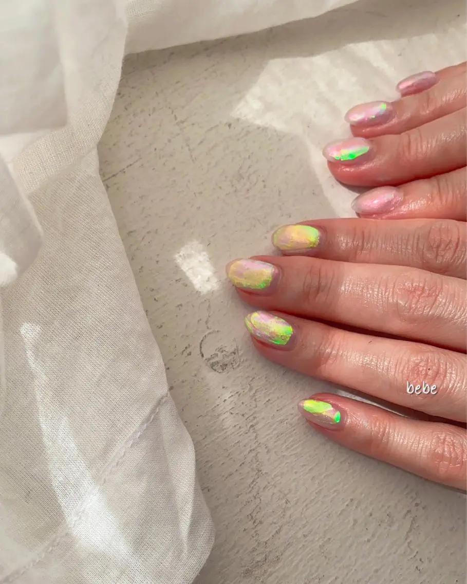 ネイル 氷ネイル・うるうるネイル ハンドネイル Ann nailのネイルデザイン