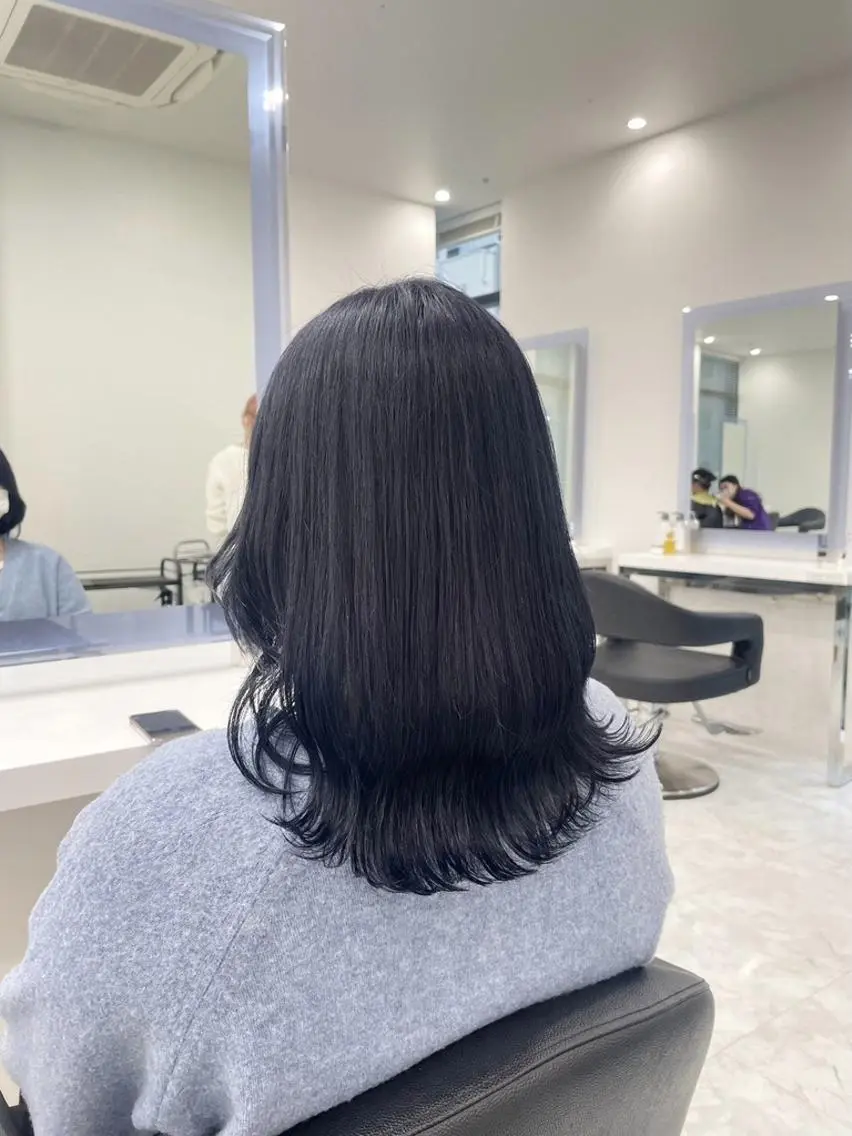 カラー 韓国× ベージュ特化🤎のヘアスタイル