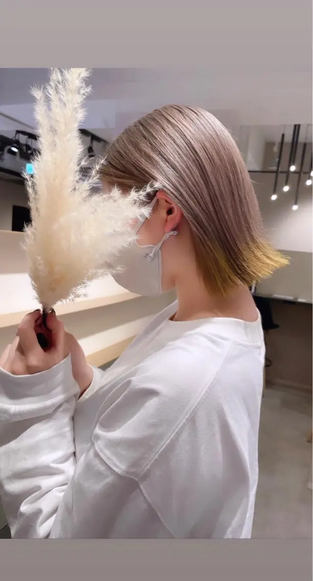 カラー 石山 洸平のヘアスタイル