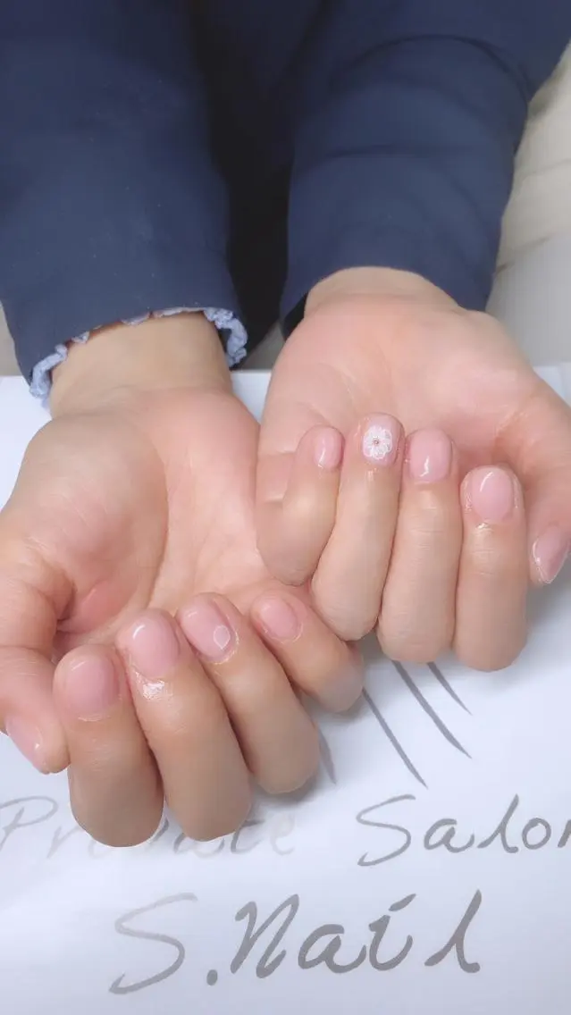 ネイル 西大分S.Nail 𓏲⋆🪸.⋆⸜🫧のネイルデザイン