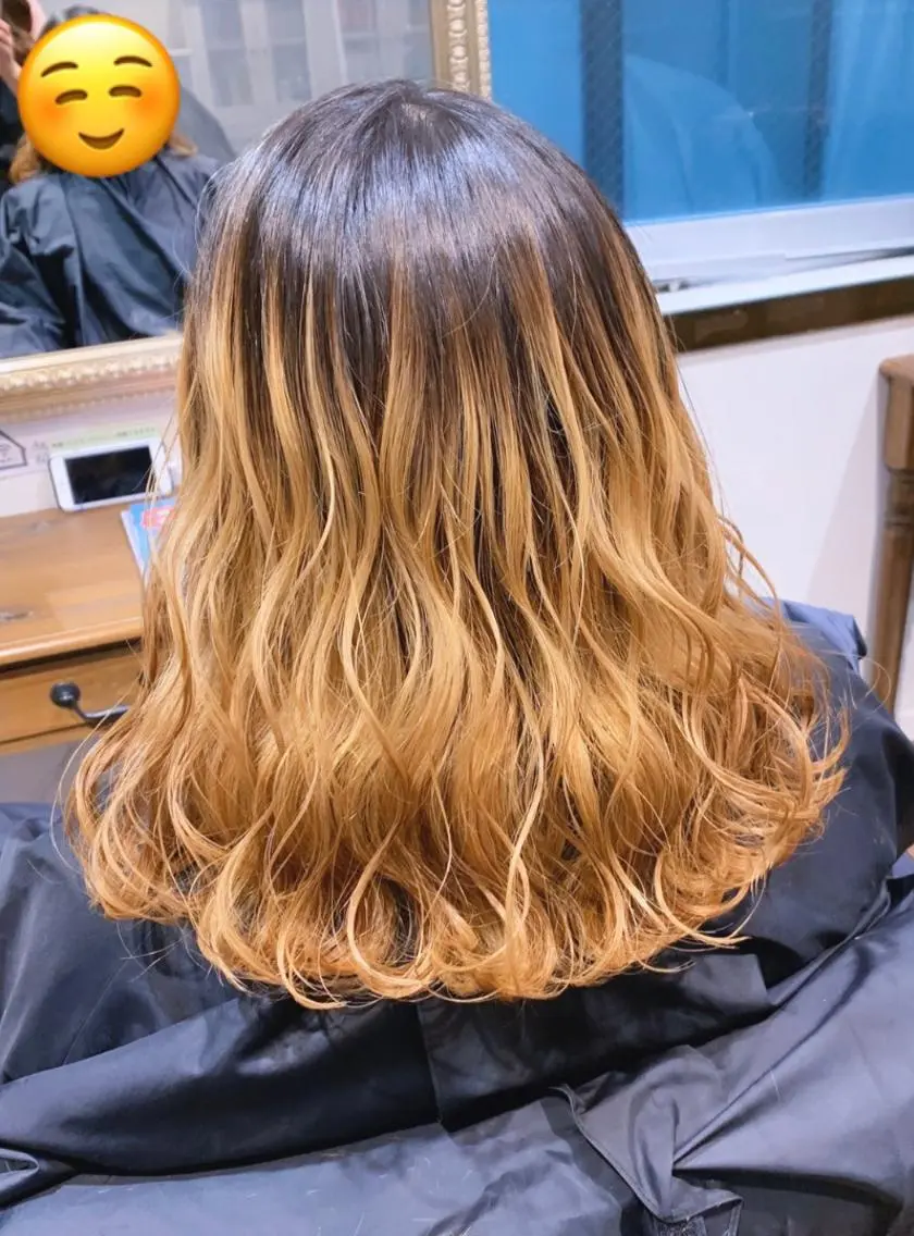 ミディアム カラー ヘアアレンジ 柔らか垢抜けｶﾗｰと ｶｯﾄ🫧ASUKAのヘアスタイル
