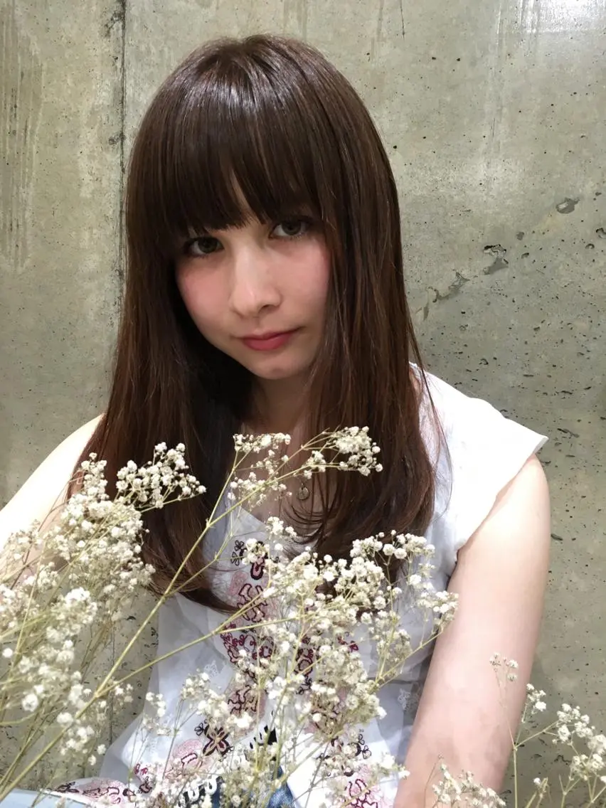 セミロング カラー stylist 杉浦駿生のヘアスタイル