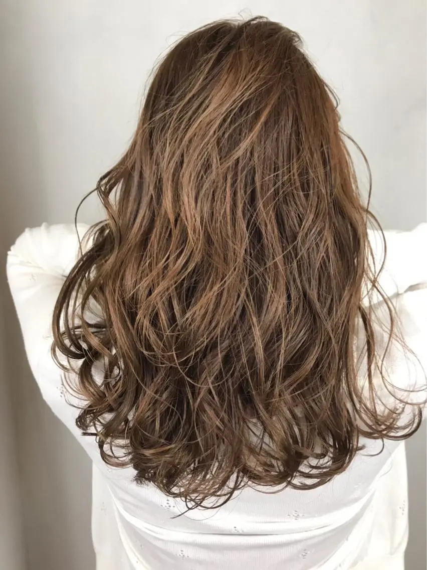 ロング カラー BROCANTE立川 karasawa.nのヘアスタイル