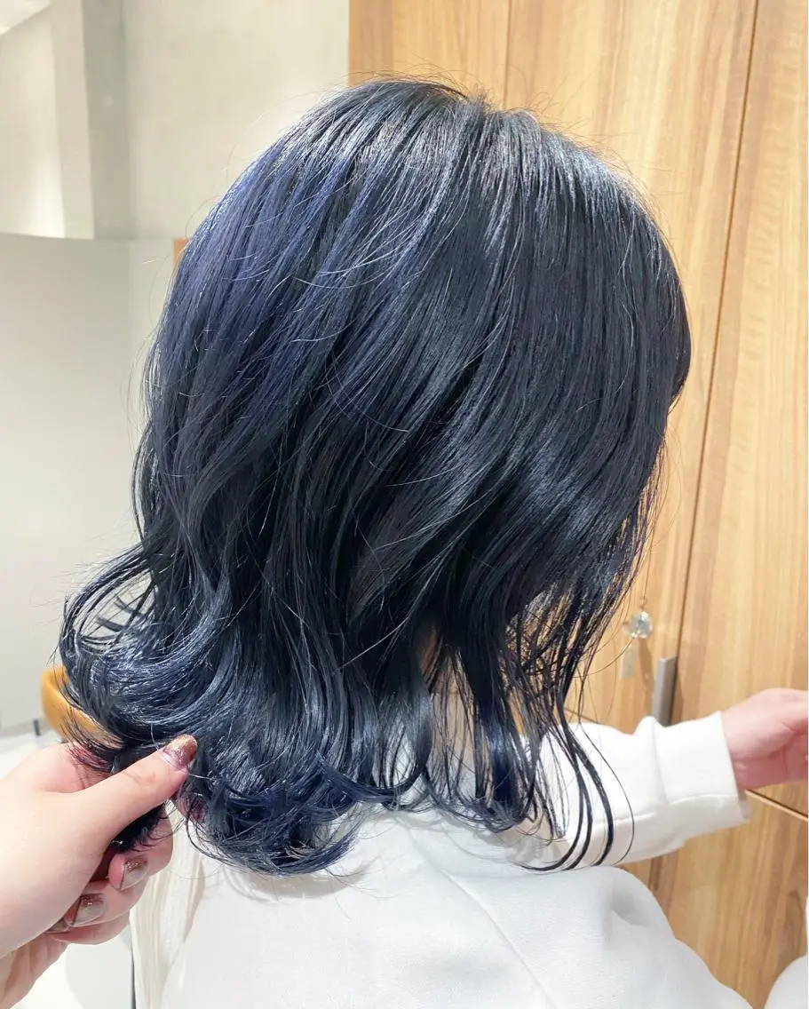ミディアム 透明感モテ艶髪カラー Gallicaイリサのヘアスタイル