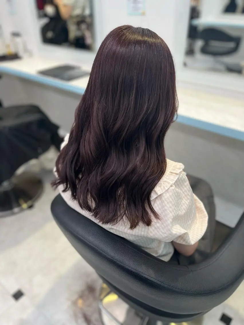 セミロング カラー ヘアアレンジ キッズ 愛されカラー🩷 はるなのヘアスタイル