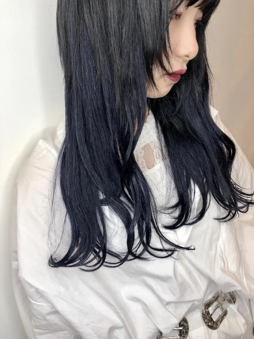 ロング エクステ ロング ウルフカット カット ヘアカラー エクステ シールエクステ×美髪 改善/ヨシモトカンジのヘアスタイル