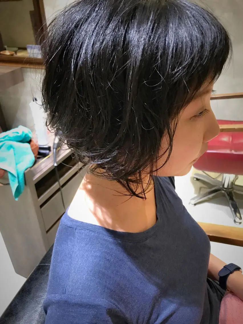 ショート 前下がりボブ ボブ 松村 崇弘のヘアスタイル