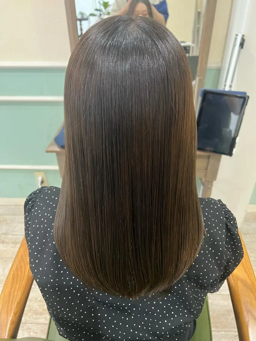 セミロング カラー 髪質改善 新越谷noble店長 松本拓也▶◀*.のヘアスタイル