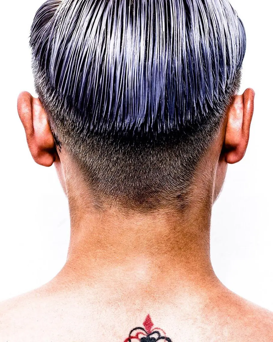 ショート カラー メンズ ショートボブ メンズブリーチ メンズハイライト メンズハイトーン メンズインナーカラー カット ヘアカラー KEPKA ヤマグチ 天神 今泉のヘアスタイル