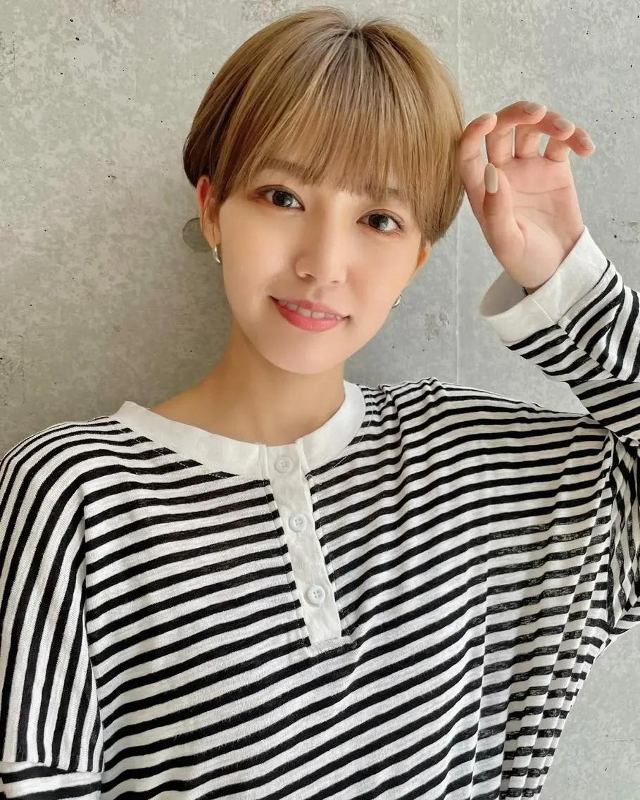 ショート ショートヘア ショート✂️ボブ✂️ 💎Ash茗荷谷💎のヘアスタイル