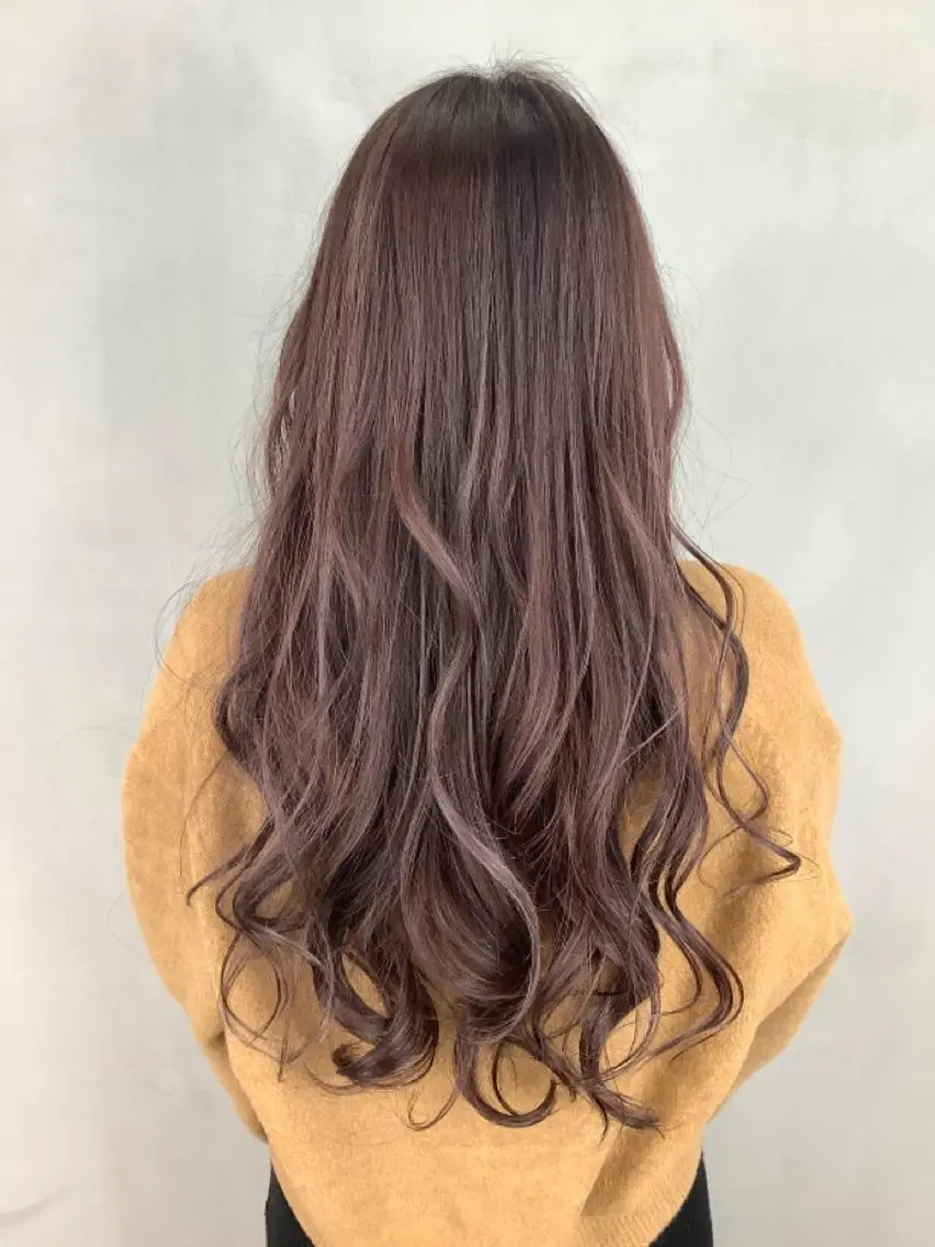 カラー ハイライトカラー ピンクカラー MUK ムクのヘアスタイル