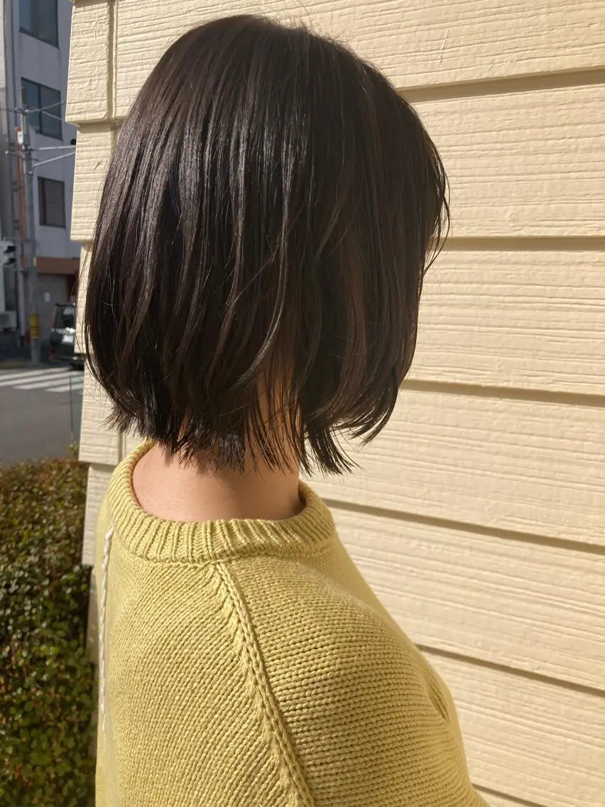 ショート カラー ヘアアレンジ 柳実帆/おさまるボブ /ジャニオタ美容師のヘアスタイル