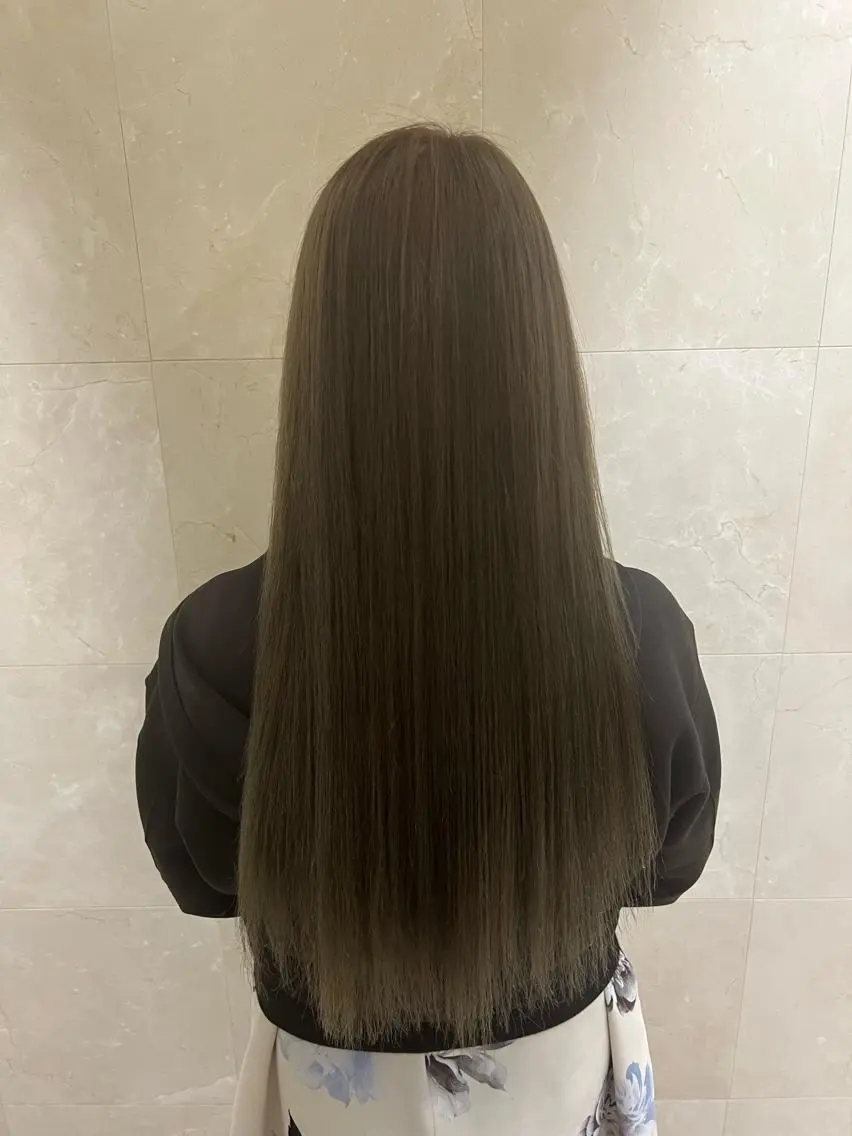 ロング カラー カット ヘアカラー トリートメント 6月予約解放しまし たイルミナ公認荒井のヘアスタイル