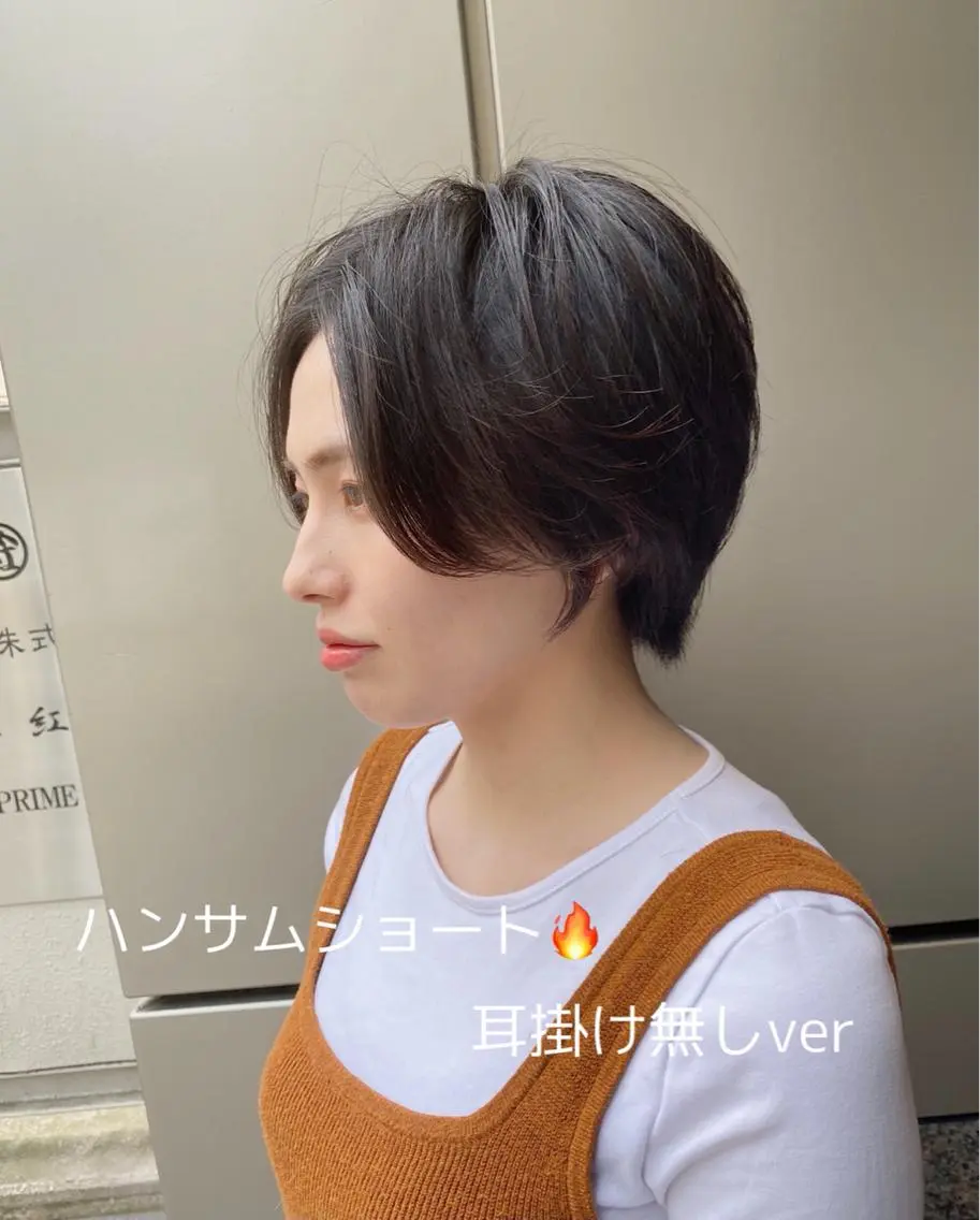 ショート カット 藤田 遼のヘアスタイル