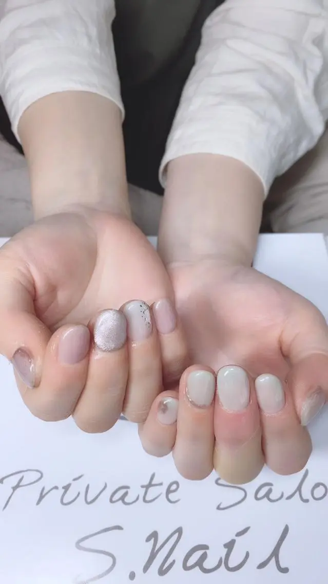 ネイル 西大分S.Nail 𓏲⋆🪸.⋆⸜🫧のネイルデザイン