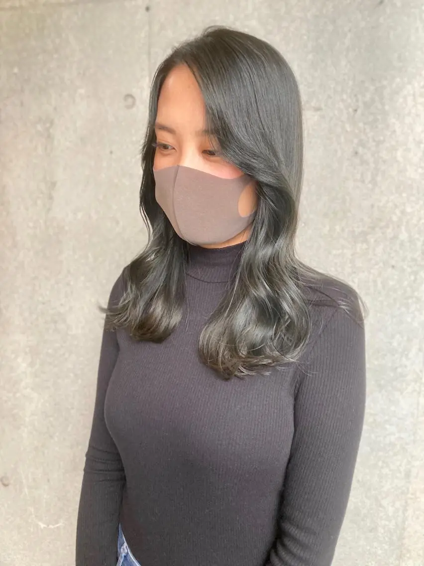 セミロング カラー ボブ& 髪質改善FUMIYAのヘアスタイル