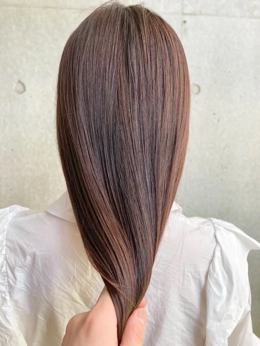 セミロング カラー ボブ& 髪質改善FUMIYAのヘアスタイル