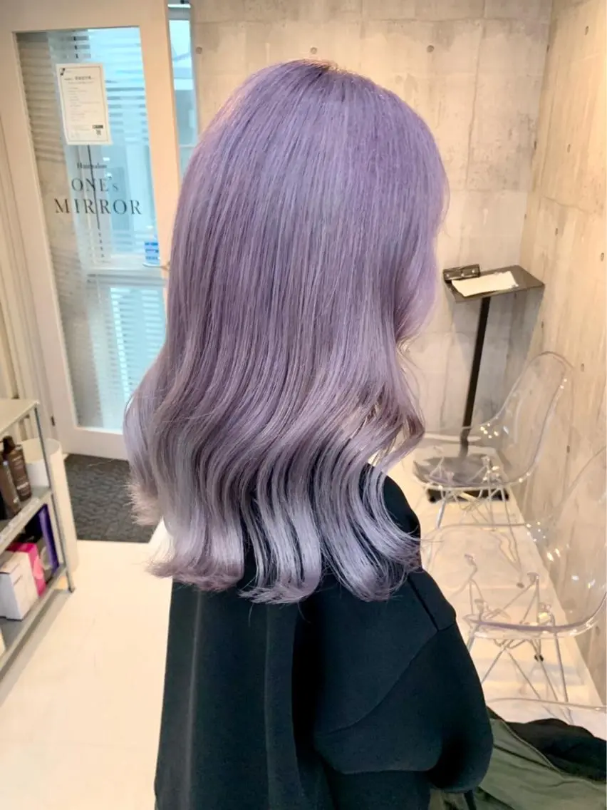 ロング カラー パーマ ヘアアレンジ キッズ ヘアカラー トリートメント ヘアセット 柔らかカラー/ 縮毛矯正YUTO🧋のヘアスタイル