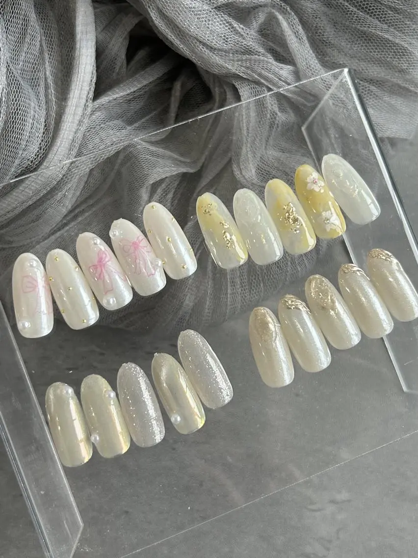 ネイル リボン 春ネイル Ray. Maayaのネイルデザイン