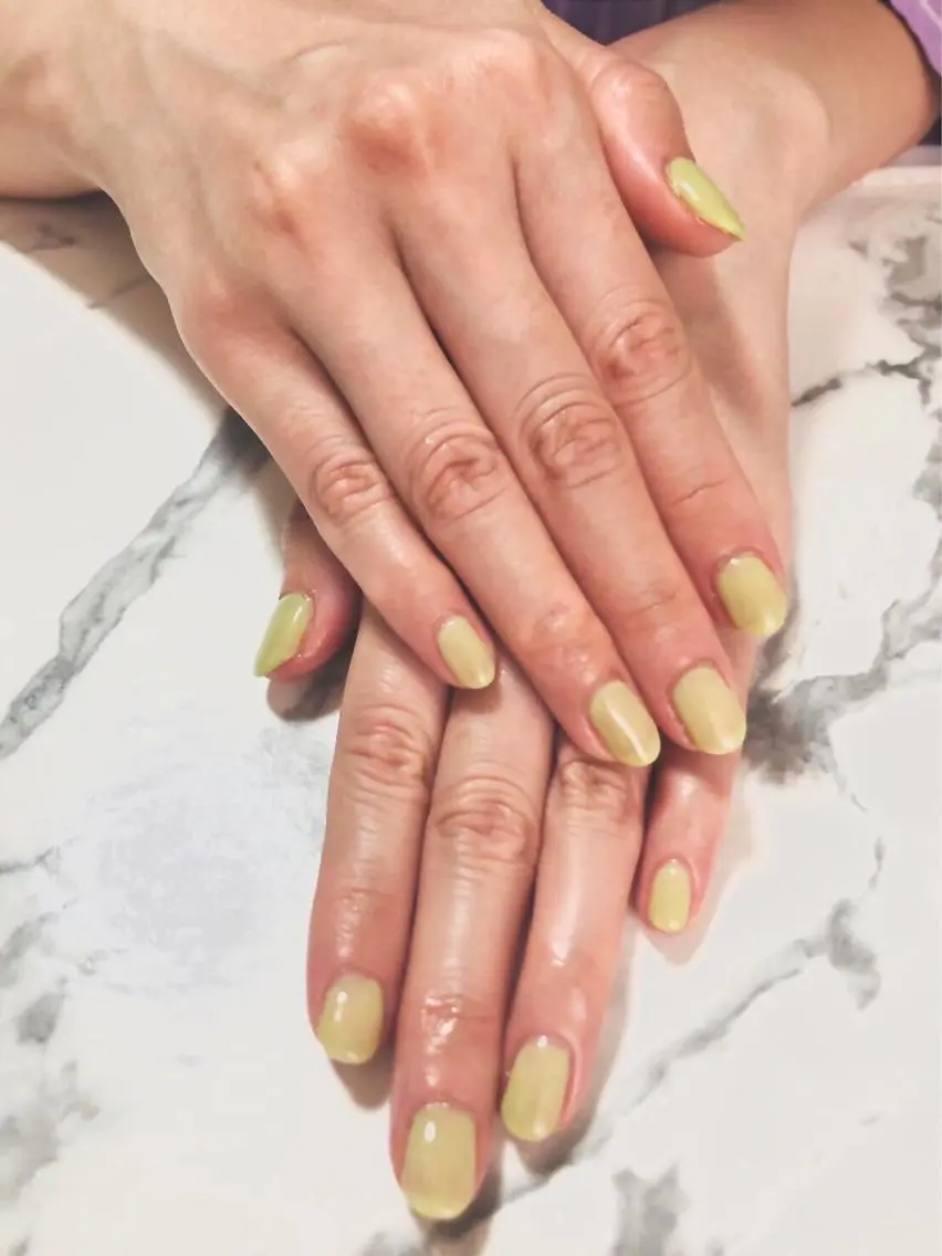 ネイル ワンカラーネイル k.nail #ksmのネイルデザイン