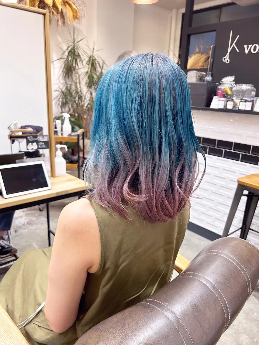 セミロング カット ヘアカラー トリートメント topstylist 満足度⭐️堀川星哉のヘアスタイル