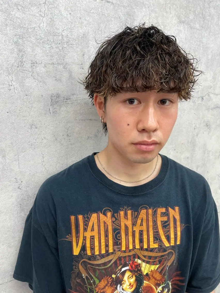 ショート パーマ メンズ カット パーマ limit🦄店長 髪質改善KOUHEIのヘアスタイル