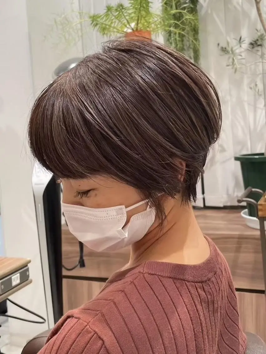 ショート くせ毛 ショートヘア ショート✂️ボブ✂️ 💎Ash茗荷谷💎のヘアスタイル