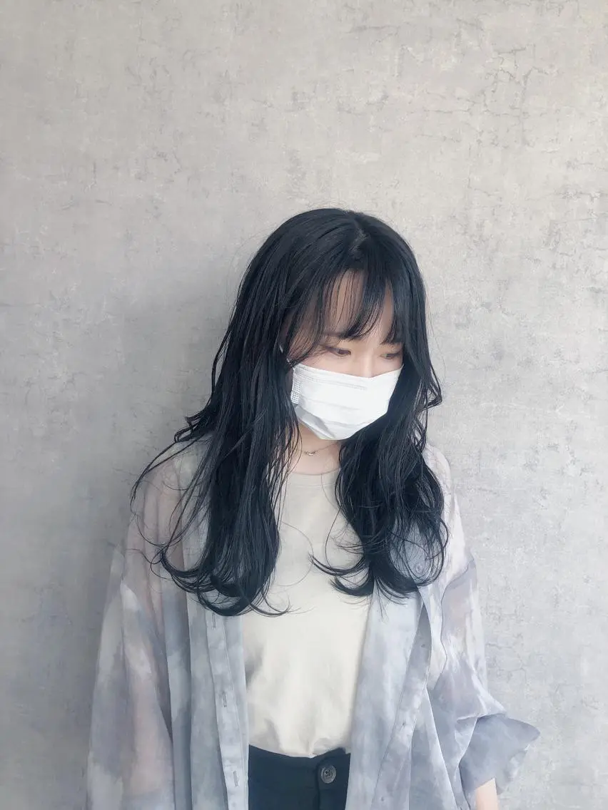 ロング カラー パーマ ヘアアレンジ メンズ キッズ ネイル マツエク・マツパ メンズバレイヤージュ メンズブリーチ メンズハイライト メンズインナーカラー メンズ韓国風 エビスザキレン/メン ズ/心斎橋🌳のヘアスタイル
