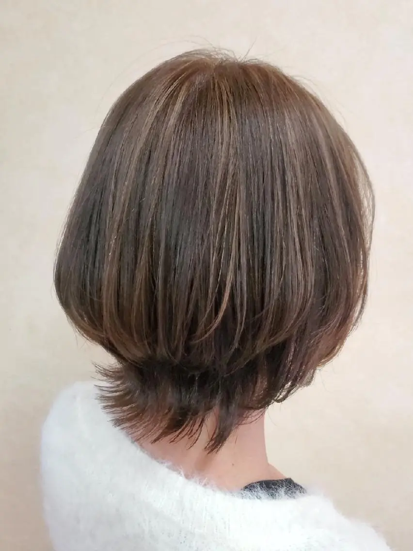 ショート カラー カット ヘアカラー トリートメント 髪質改善 常世田のヘアスタイル