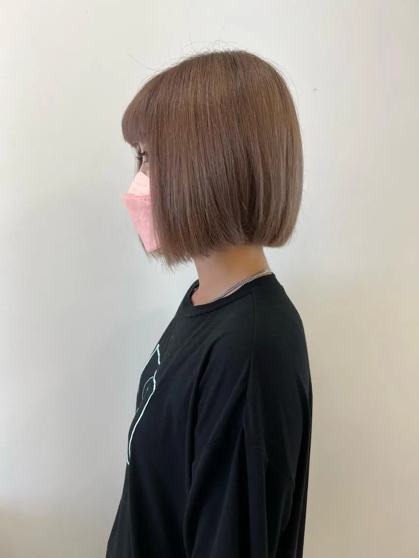 ショート カラー ヘアカラー トリートメント ヘアセット ハイトーン/ウルフ /レイヤー/坂野幸伸のヘアスタイル
