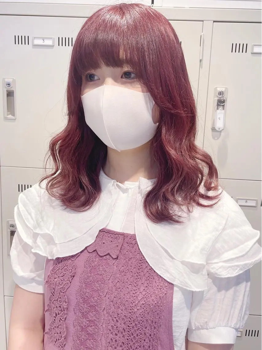 カラー パーマ ヘアアレンジ メンズ キッズ ネイル マツエク・マツパ アイブロウ カット ヘアカラー トリートメント レイヤー/ダブル カラー/YURINAのヘアスタイル