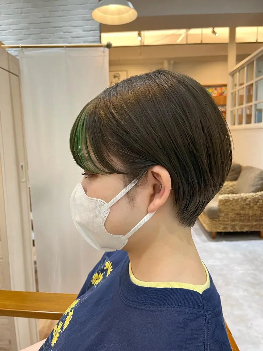 ショート ショートボブ 丸みショート ボブ くびれヘア ショートヘア 襟足でお悩みの方✂︎ くびれ職人ハシモトのヘアスタイル