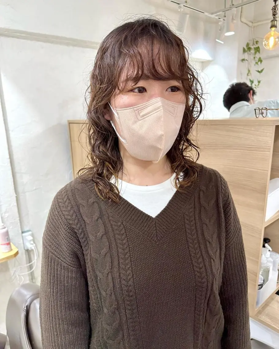 ショート カラー パーマ 切りっぱなしボブ 前下がりボブ ショートボブ 黒髪 ボブ 髪質改善 縮毛矯正/ レイヤー/銀座/本木のヘアスタイル