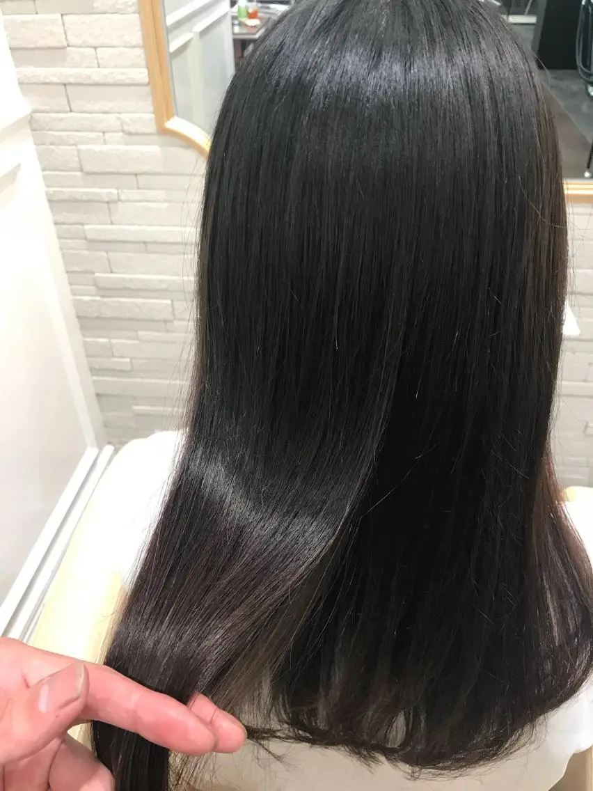 ロング 髪質改善 縮毛矯正 カット ヘアカラー トリートメント 韓国ヘア×髪質改善 ⭐️谷遼平⭐️のヘアスタイル