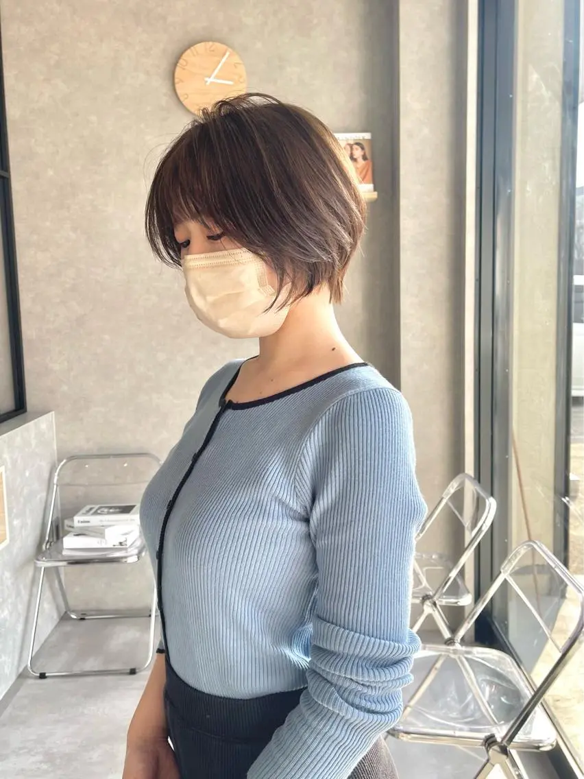 ショート カラー 一ノ瀬 暁のヘアスタイル
