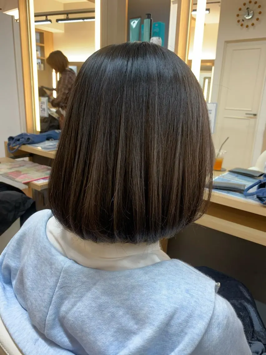 ミディアム 奈良 優輝のヘアスタイル