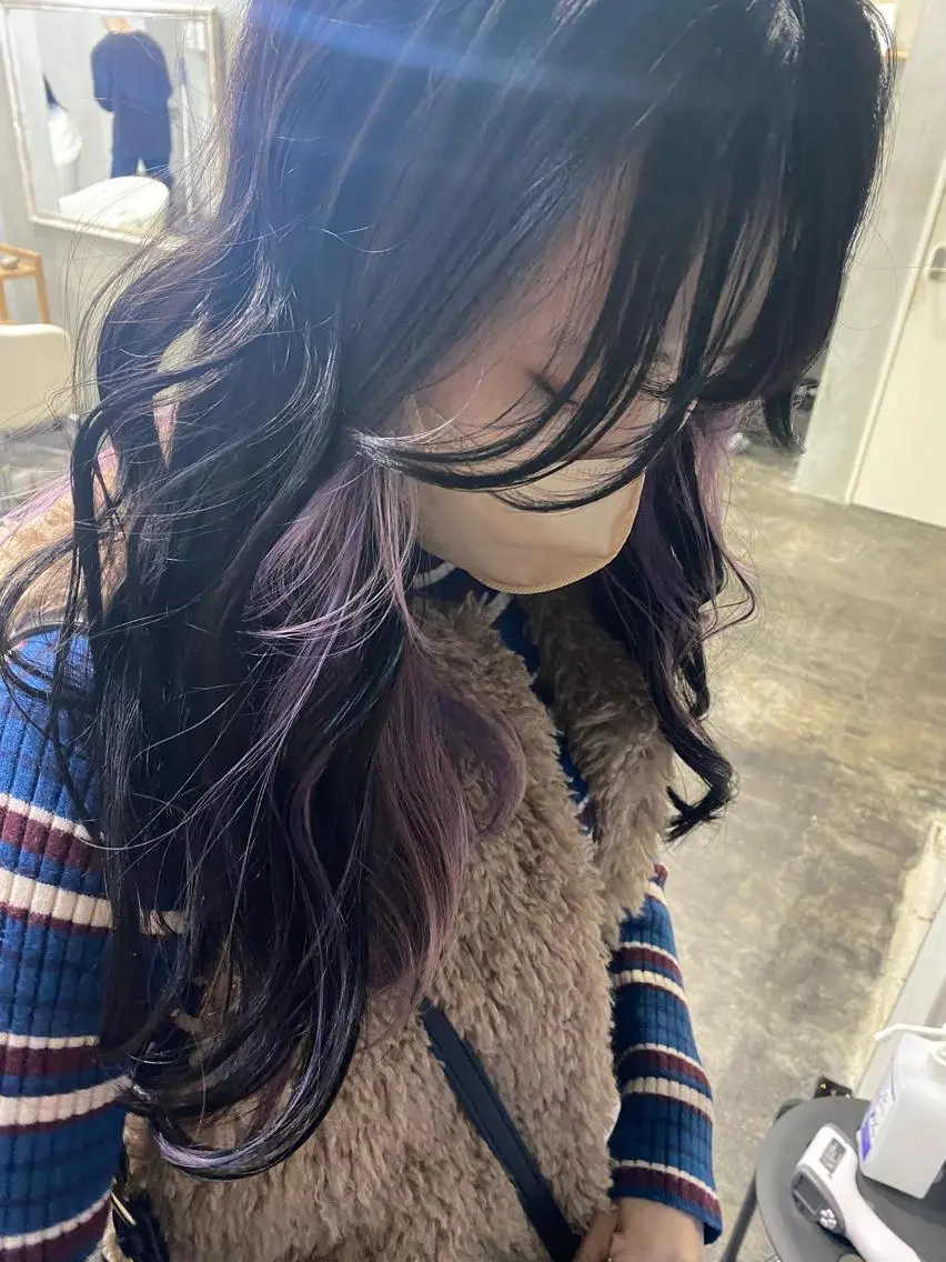 ロング カラー 佐伯 鼓乃美のヘアスタイル