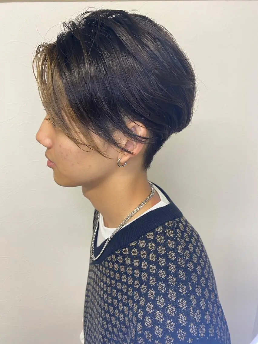 ショート カラー カット ヘアカラー Sol plusのヘアスタイル